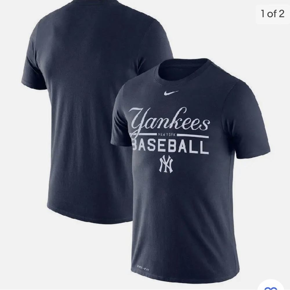 New York Yankees Nike Wordmark Practice Dri-Fit Performance T-Shirt